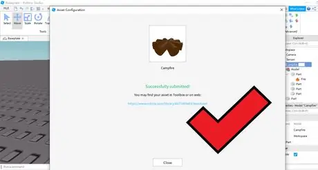Создайте модель в Roblox Studio Шаг 9