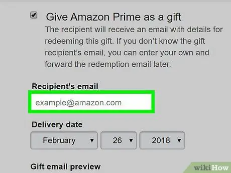 Подарите Amazon Prime в подарок Шаг 5
