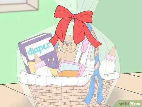 Сделайте детские подарочные корзины Шаг 13