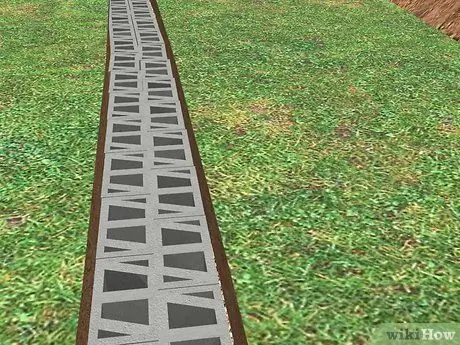 Строительство подпорной стены из блоков Шаг 9