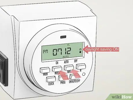 Установите таймер подключения, шаг 10
