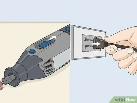 Замена насадки Dremel Шаг 1