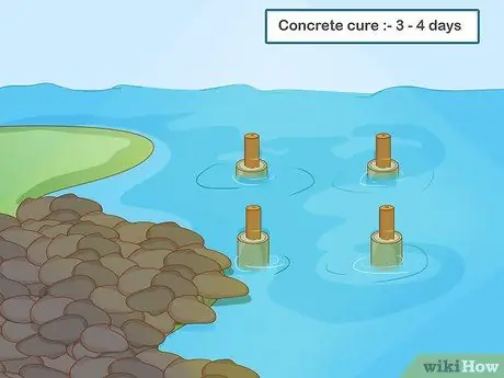 Установка столбов в воду для причала или пирса Шаг 14