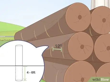 Установка столбов в воду для дока или пирса Шаг 3