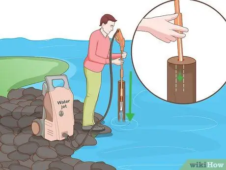 Установка столбов в воду для дока или пирса Шаг 6