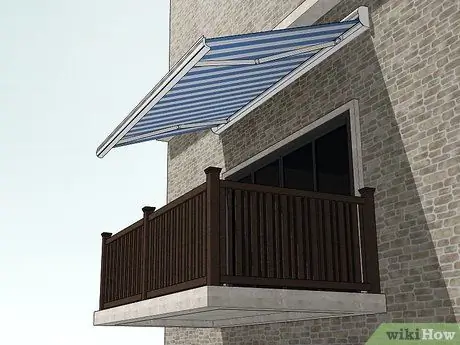 Укрыть балкон от дождя Шаг 1