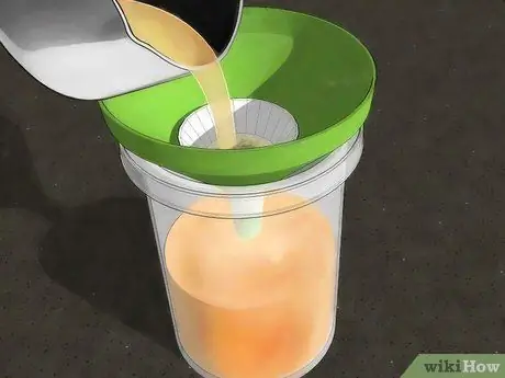 Подготовка отработанного растительного масла для биодизельного топлива Шаг 5