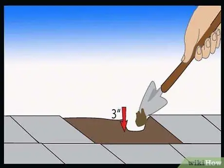 Ремонт патио из тонущего камня, шаг 2