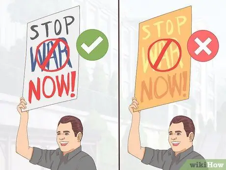 Сделайте знаки протеста Шаг 9