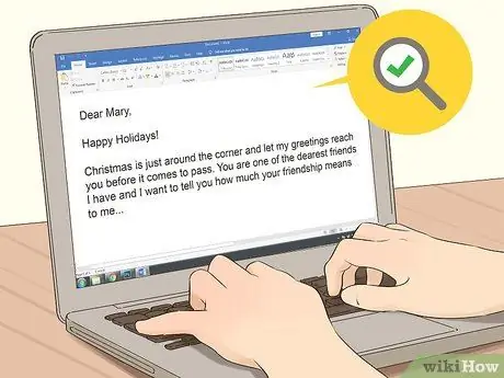 Напишите рождественское письмо. Шаг 8