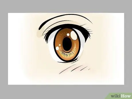 Рисуем глаза аниме на компьютере. Шаг 9