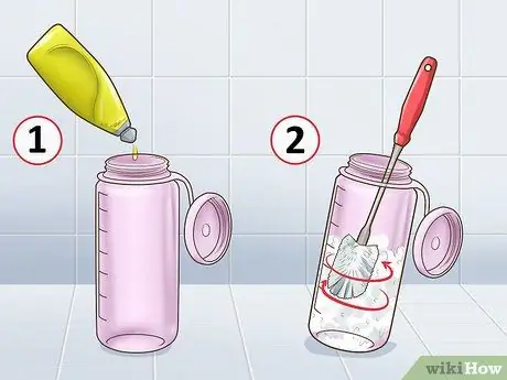 Очистите бутылку Nalgene Шаг 1
