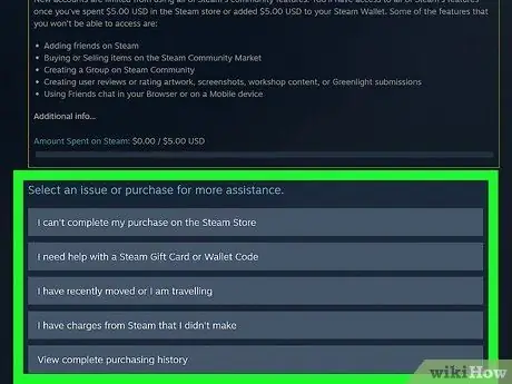 Обратиться в службу поддержки Steam Шаг 5