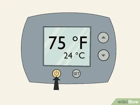 Выключите контрольную лампу, шаг 1