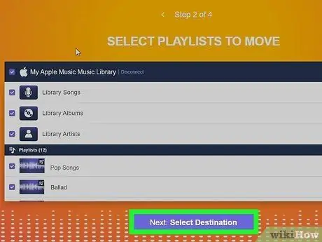 Перенос плейлиста Apple Music в Spotify Шаг 6