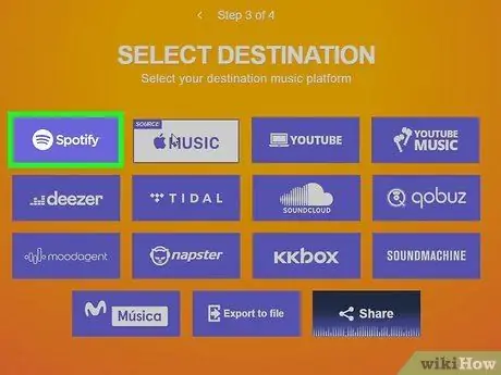 Перенос плейлиста Apple Music в Spotify Шаг 7