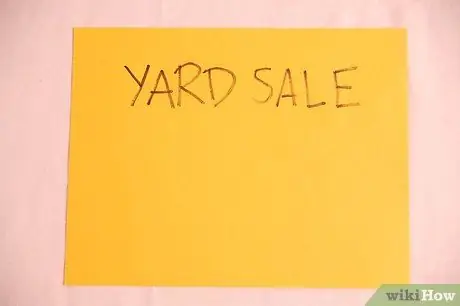 YardSaleSigns Шаг 2