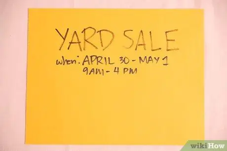 YardSaleSigns Шаг 3