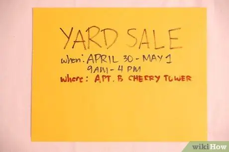 YardSaleSigns Шаг 4