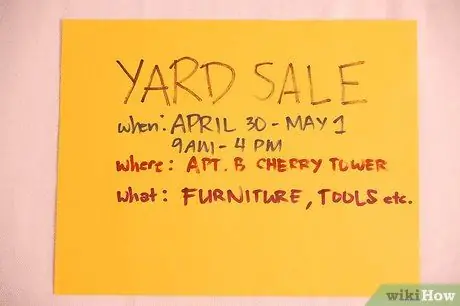 YardSaleSigns Шаг 5