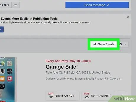 Рекламируйте гаражную распродажу в Facebook на ПК или Mac Шаг 14