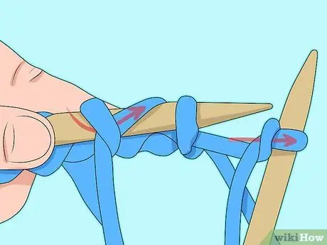 Вяжите лицевым гладью, шаг 4