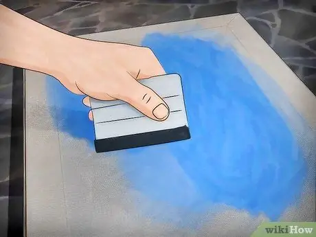 Трафаретная печать дома Шаг 9