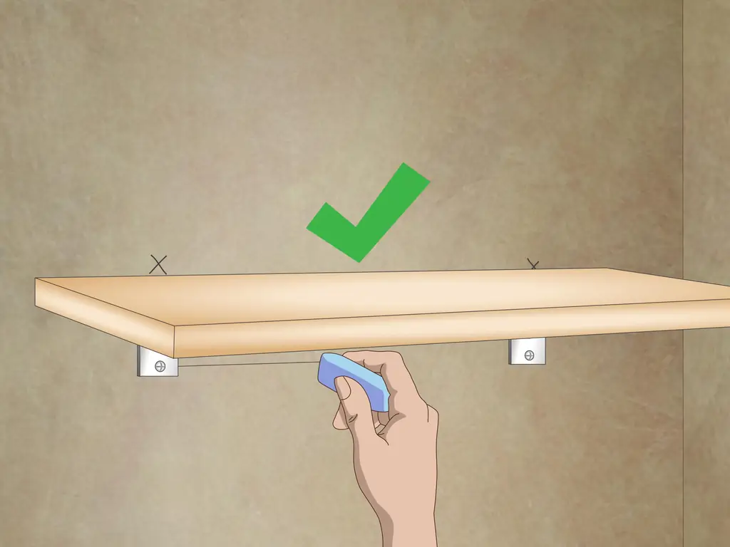 Как поставить полки: 12 шагов (с картинками)