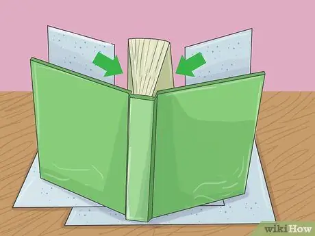 Сушка влажной книги Шаг 4
