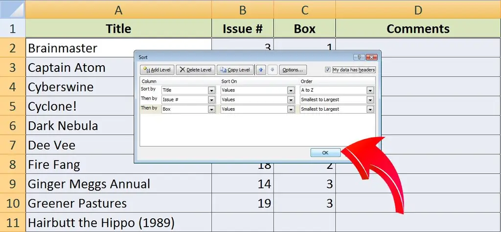 Как организовать свою коллекцию комиксов с помощью Excel: 5 шагов