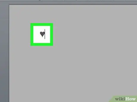 Введите символ сердца в Windows, шаг 7