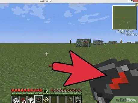 Сделайте компас в Minecraft, шаг 2