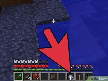 Постройте кирпичный камин с дымоходом в Minecraft, шаг 1