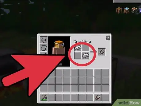 Сделайте ножницы в Minecraft, шаг 5