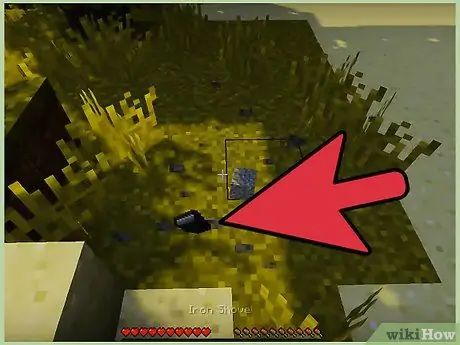 Сделайте кремень и сталь в Minecraft, шаг 2