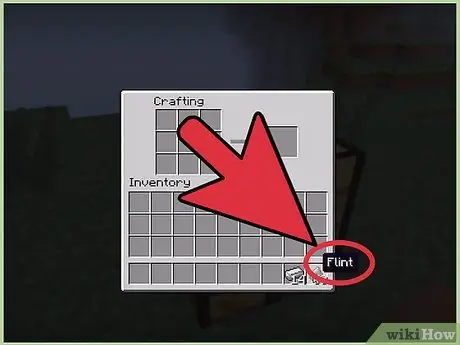 Сделайте кремень и сталь в Minecraft, шаг 5