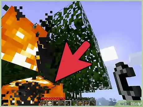 Сделайте кремень и сталь в Minecraft, шаг 7