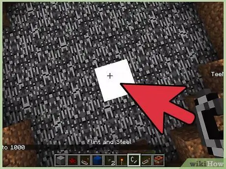 Сделайте кремень и сталь в Minecraft, шаг 9