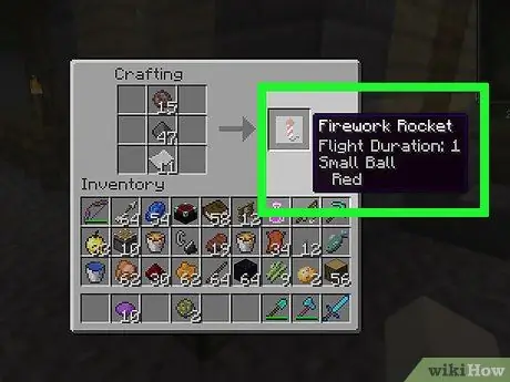 Сделайте фейерверк в Minecraft, шаг 16