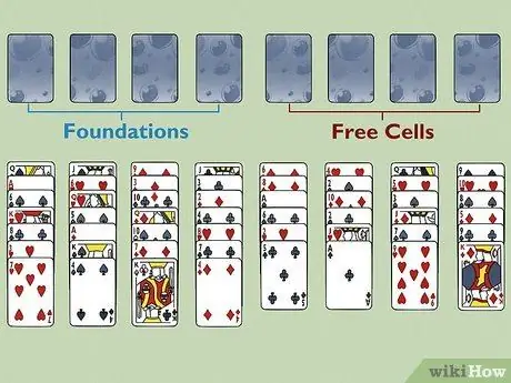 Играть в пасьянс FreeCell, шаг 3