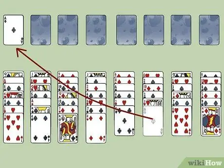 Играть в пасьянс FreeCell, шаг 4
