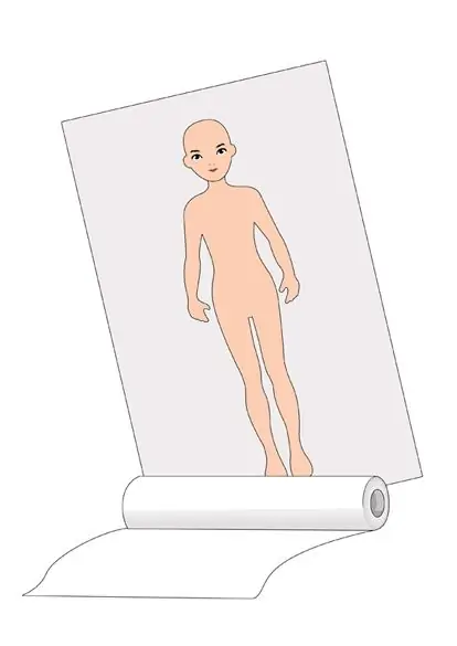 Рисуем бумажную куклу. Шаг 5