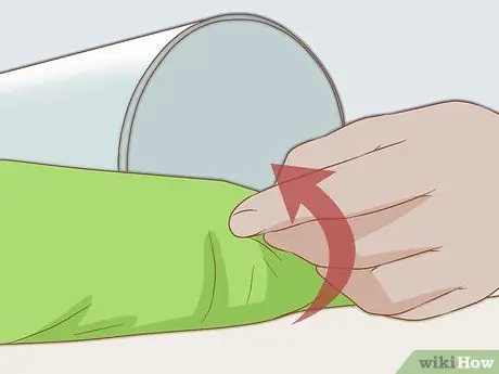 Заверните круглый подарок Шаг 12