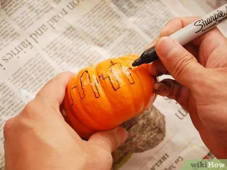 Рисуем тыкву Шаг 6