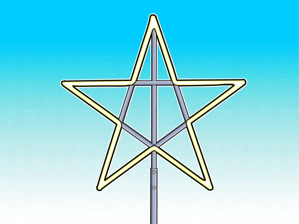 Как сделать большую рождественскую звезду: 9 шагов (с картинками)