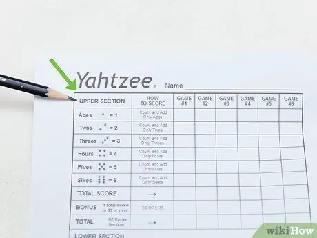Играть в Yahtzee Step 2