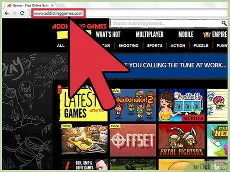 Играйте во флеш-игры на заблокированном школьном или рабочем компьютере Шаг 1