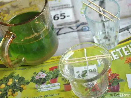 Сделать ароматическую свечу в стакане Шаг 13