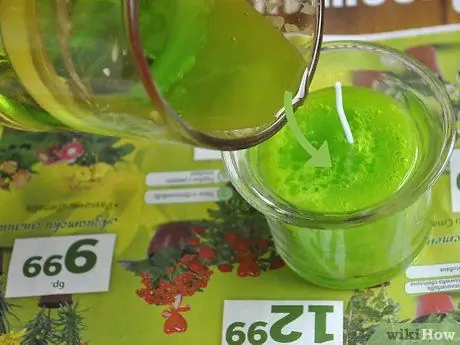 Сделать ароматическую свечу в стакане Шаг 16