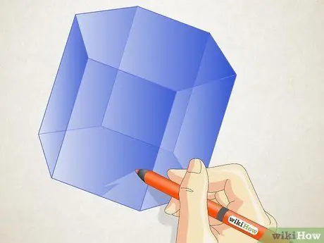 Рисуем шестиугольную призму. Шаг 10 Рисуем шестиугольную призму. Шаг 10